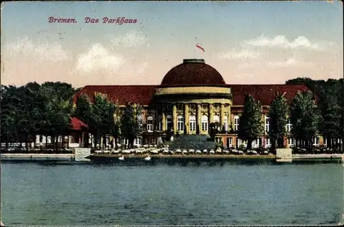 Ak Hansestadt Bremen, Parkhaus im Bürgerpark