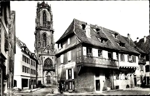 Ak Sélestat Schlettstadt Elsass Bas Rhin, Eglise Saint Georges