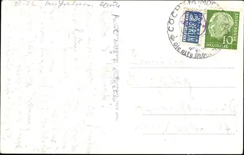 Ak Cochem an der Mosel, Alt-Cochem mit Blick auf die Burg