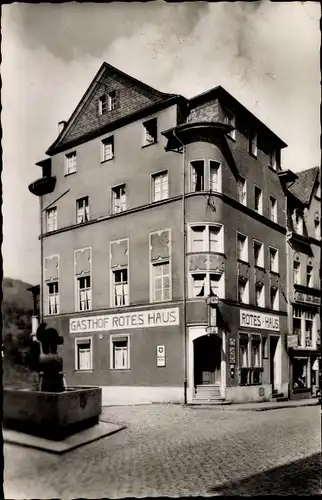 Ak Zell an der Mosel, Gasthof Rotes Haus