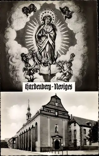 Ak Hardenberg Neviges Velbert Nordrhein Westfalen, Kirchengebäude u. Gottesbild