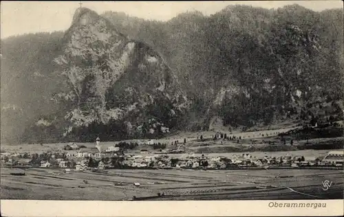 Ak Oberammergau in Oberbayern, Gesamtansicht