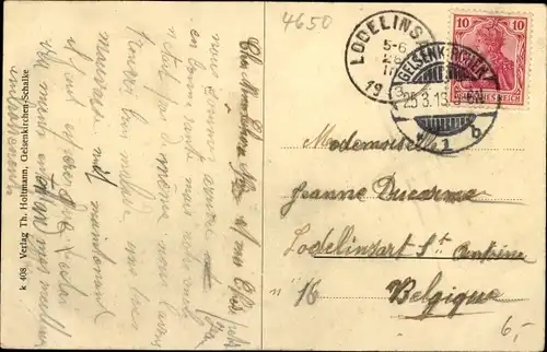 Ak Gelsenkirchen im Ruhrgebiet, Stadtgarten Restaurant