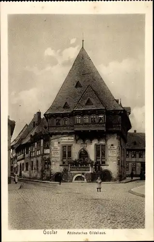 Ak Goslar am Harz, Altdeutsches Gildehaus