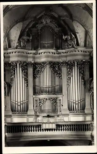 Foto Ak Freiberg in Sachsen, Dom, Orgel