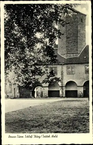 Ak Bad Iburg Teutoburger Wald, Benno Turm v. Schloss Iburg