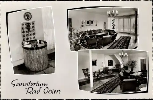 Ak Bad Oexen Eidinghausen Bad Oeynhausen in Westfalen, Blick ins Sanatorium