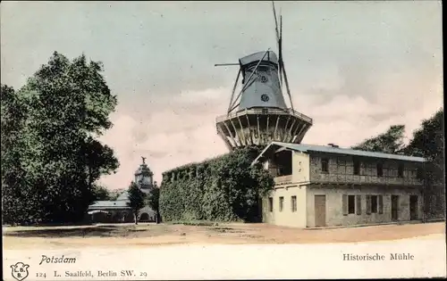 Ak Potsdam in Brandenburg, Historische Mühle, Windmühle