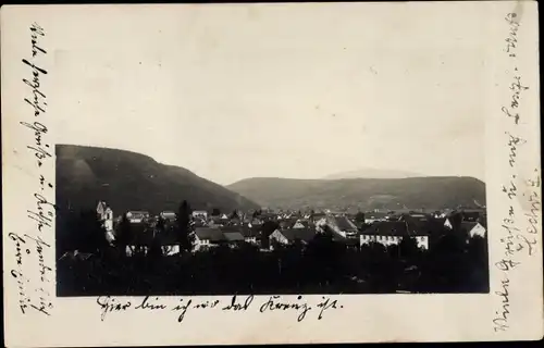 Foto Ak Maulburg im Wiesental Südschwarzwald, Blick auf den Ort