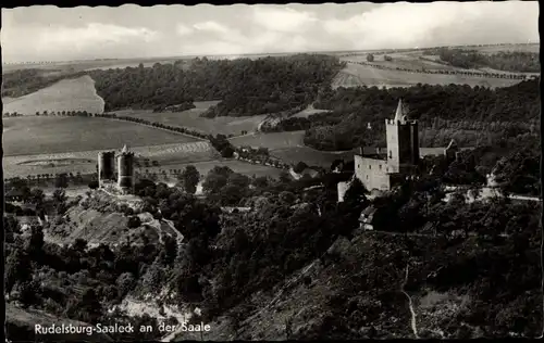 Ak Bad Kösen Naumburg an der Saale, Rudelsburg und Saaleck