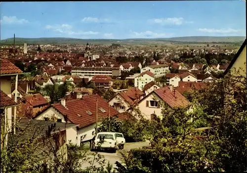 Ak Winnenden in Württemberg, Panorama, Teilansicht