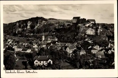 Ak Pottenstein in Oberfranken, Totale