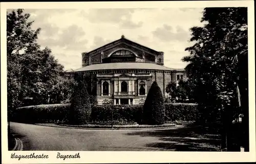 Ak Bayreuth in Oberfranken, Wagnertheater