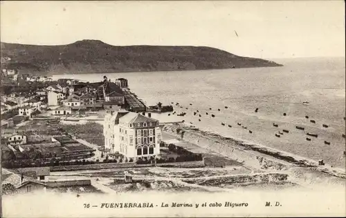 Ak Hondarribia Fuenterrabia Baskenland, La Marina y el cabo Higuero