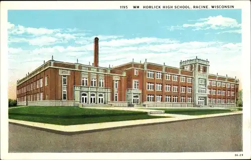 Ak Racine Wisconsin USA, Horlick High School