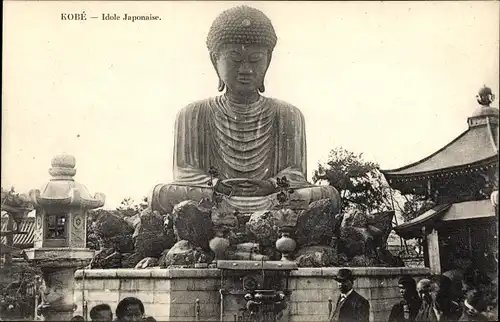 Ak Kobe Präf. Hyogo Japan, Idole Japonaise, Buddha