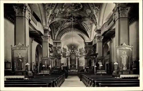 Ak Beuron an der Donau Württemberg, Erzabtei, Inneres der Kirche