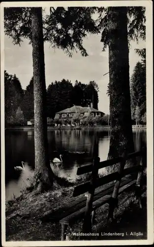 Ak Lindenberg im Allgäu Schwaben, Gaststätte Waldseehaus