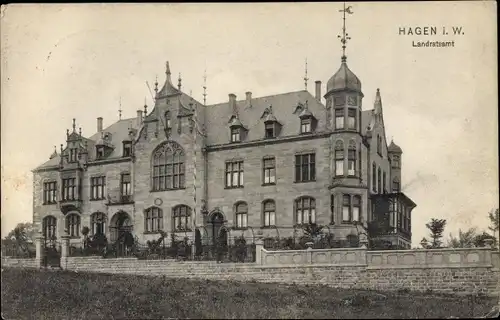 Ak Hagen in Westfalen, Landratsamt