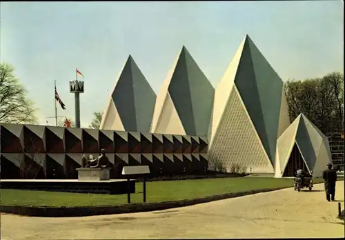 Ak Bruxelles Brüssel, Weltausstellung 1958, Pavillon von Großbritannien
