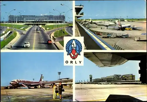 Ak Orly Val de Marne, Aeroport de Paris-Orly, L'Aérogare, L'Aire de stationnement, Boeing 707