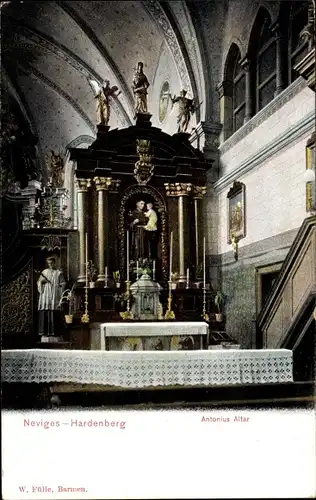 Ak Neviges Velbert Nordrhein Westfalen, Klosterkirche, Gnadenaltar, Antonius-Altar