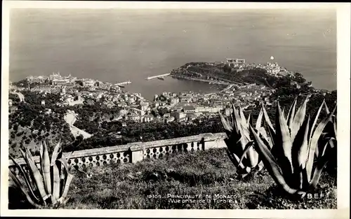 Ak Monaco, Vue prise de la Turbie