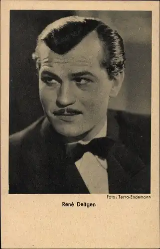 Ak Schauspieler Rene Deltgen, Portrait