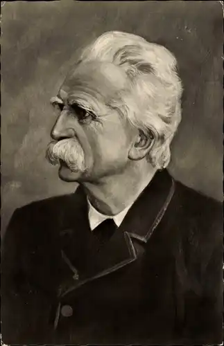Ak Schriftsteller Friedrich Wilhelm Weber, Portrait