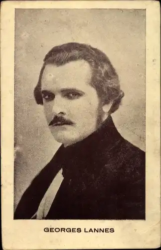 Ak Schauspieler Georges Lannes, Portrait