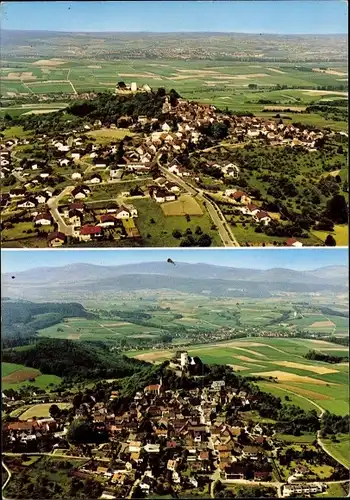 Ak Hering Otzberg im Odenwald, Naturpark am Fuße der Veste Otzberg, Panormaaufnahme