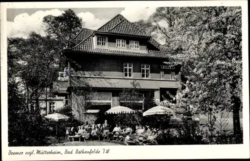 Ak Bad Rothenfelde am Teutoburger Wald, Bremer evang. Mütterheim, Liegen