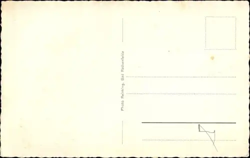 Ak Bad Rothenfelde am Teutoburger Wald, Teilansicht