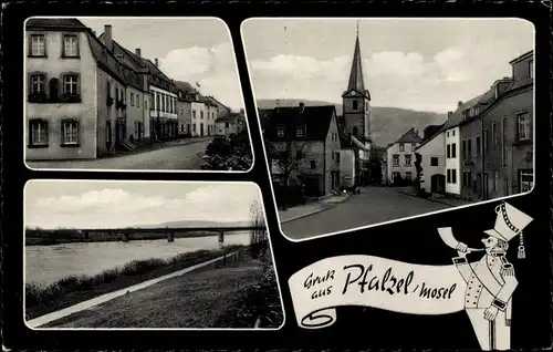 Ak Pfalzel Trier an der Mosel, Stadtansicht und Umgebung