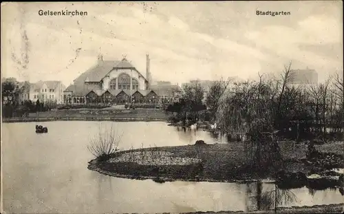 Ak Gelsenkirchen im Ruhrgebiet, Stadtgarten