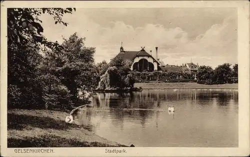 Ak Gelsenkirchen im Ruhrgebiet, Stadtpark