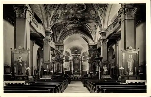 Ak Beuron an der Donau Württemberg, Erzabtei, Inneres der Kirche