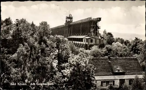 Ak Bad Kösen Naumburg an der Saale, Partie am Gradierwerk