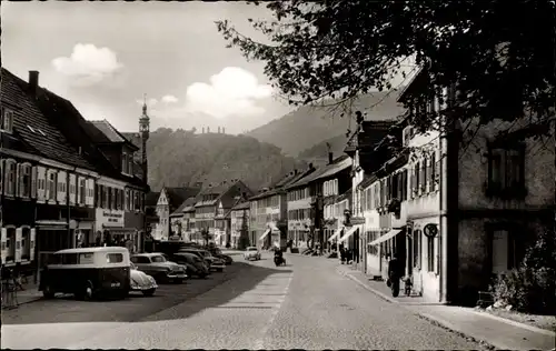 Ak Wolfach im Schwarzwald, Hauptstraße