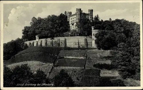 Ak Offenburg in Baden Schwarzwald, Schloss Ortenberg