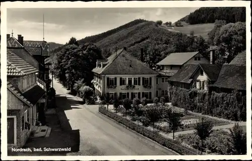 Ak Nordrach im Schwarzwald Baden, Dorfpartie, Kurhaus