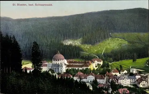 Ak Sankt Blasien im Schwarzwald Umgebung