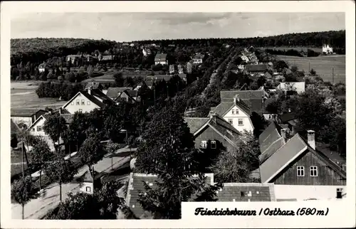 Ak Friedrichsbrunn Thale im Harz, Ort aus der Vogelschau