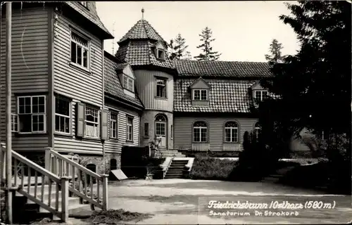 Foto Ak Friedrichsbrunn Thale im Harz, Sanatorium Dr. Strokorb