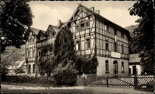 Ak Stolberg im Harz, Thomas Müntzer Heim
