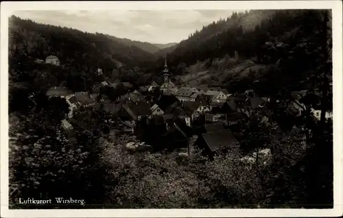 Ak Wirsberg im Fichtelgebirge, Teilansicht vom Ort, Wald