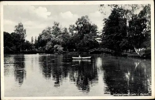 Ak Lahr im Schwarzwald Baden, Hotel Restaurant zum Hohbergsee