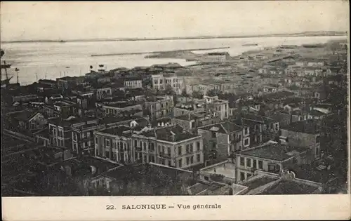 Ak Saloniki Thessaloniki Griechenland, Vue generale