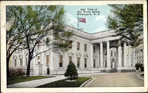 Ak Washington DC USA, Side view of The White House