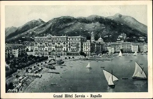 Ak Rapallo Liguria, Grand Hotel Savoia